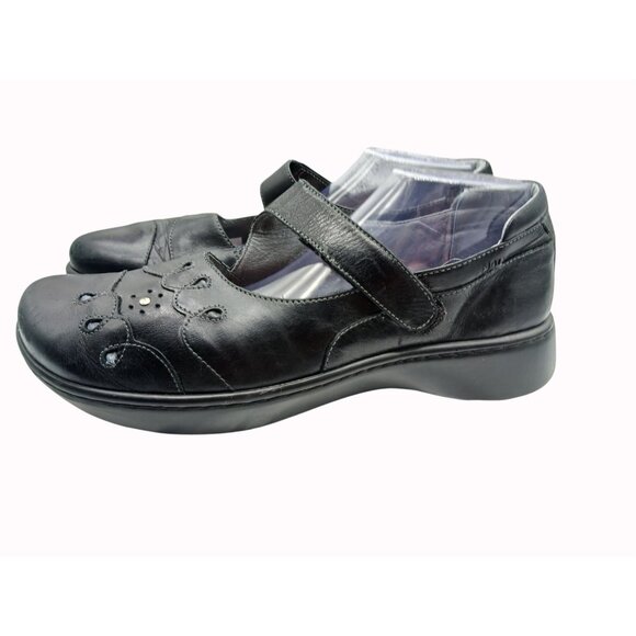 Naot Womens Black Leather Mary Jane Shoes Adjustable Strap EU 42 US 11 Comfort - Picture 4 of 15